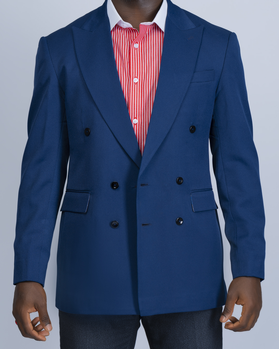 Blue double breasted dinner suit – Mr FEN BRAND